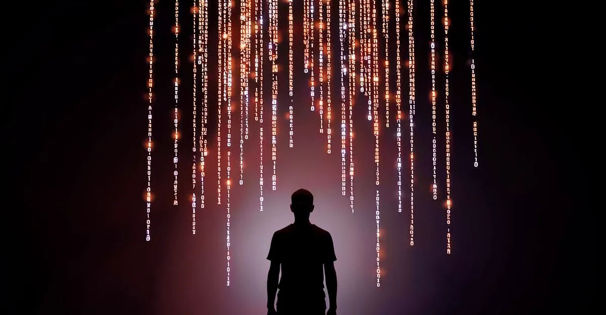 Social engineering concept: hacker as puppet master