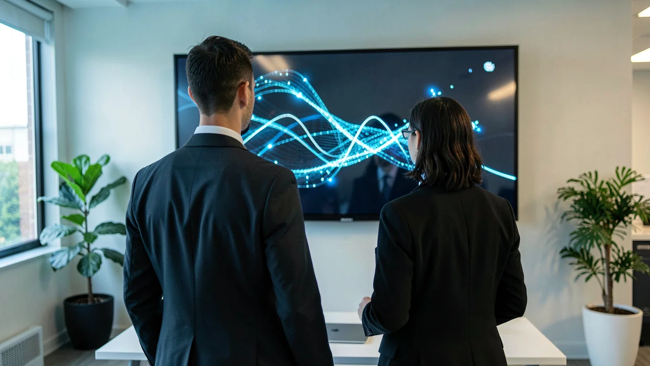 Team collaboration around digital dashboard - partner success