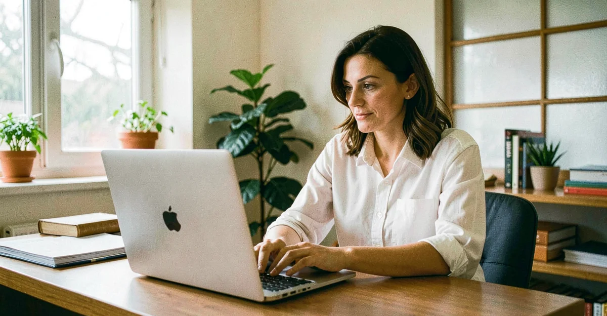 SME business owner reviewing cybersecurity